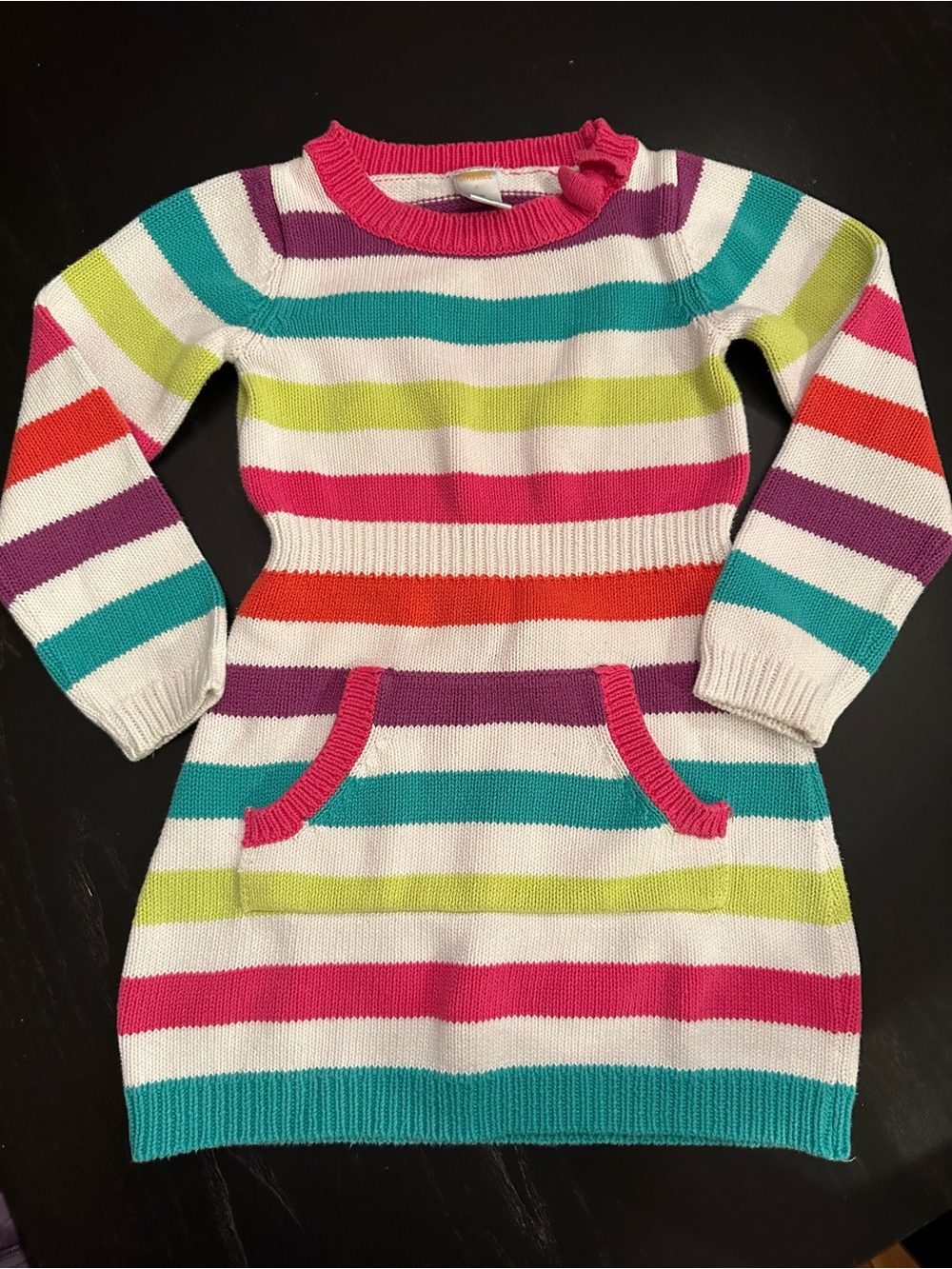 Gymboree Knit Dress with Multicolor Stripes